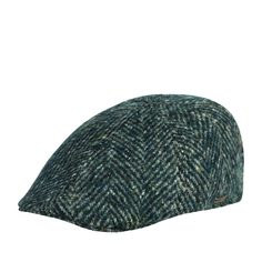 Кепка уточка унисекс Stetson 6610503 TEXAS HERRINGBONE зеленая, р. 59
