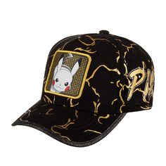 Бейсболка унисекс CAPSLAB CL/PKM/TAG/1/ELE1 Pokemon Pikachu черная, one size Capslab®