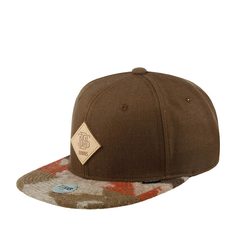 Бейсболка унисекс DJINNS 6P SB Wool Aztek коричневая one size