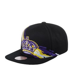 Бейсболка унисекс MITCHELL NESS 6HSSSH22087-LAKBLCK черная one size Mitchell&Ness