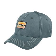 Бейсболка унисекс STETSON 7721110 BASEBALL CAP COTTON голубая one size
