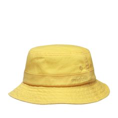 Панама унисекс STETSON 1811110 BUCKET COTTON TWILL желтая р 59