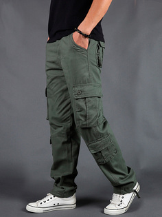 Брюки мужские Modniki 2253011 зеленые 2XL