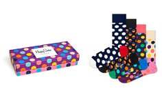 Комплект носков унисекс Happy Socks XBDO09 разноцветных 41-46, 4 пары