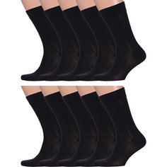 Комплект носков мужских LorenzLine 10-Н16Л черных 25, 10 пар