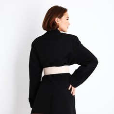 Ремень женский NoBrand 9730866 бежевый, 100 см