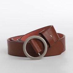 Ремень женский NoBrand 9865645 коричневый, 105 см