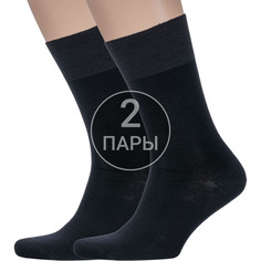 Комплект носков мужских LorenzLine 2-Н2Л черных 29, 2 пары