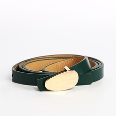 Ремень женский NoBrand 9720580 зеленый, 110 см