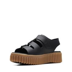 Сандалии женские Clarks 26172064 черные 37 EU