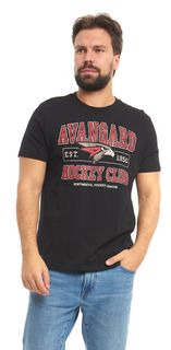 Футболка мужская Atributika&Club Авангард 132100 черная 2XL