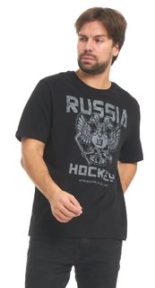 Футболка мужская Atributika&Club Россия 138530 черная 2XL