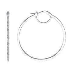 Серьги из белого золота SOKOLOV 1022145-3, бриллиант