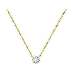 Колье из золота 40/50 см Diamant 53-270-02319-1, бриллиант искусственный/рубин