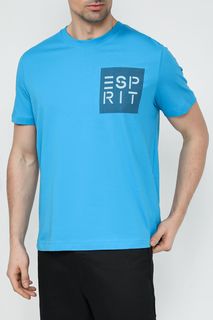 Футболка мужская Esprit Casual 014EE2K315 синяя L