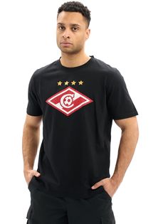 Футболка мужская Atributika&Club ФК Спартак 110860 черная L