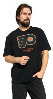 Футболка мужская Atributika&Club Филадельфия Флайерз 310580 черная 3XL
