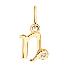 Подвеска из красного золота Diamant 51-130-02634-1, фианит