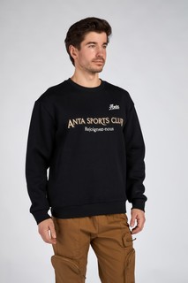 Свитшот мужской Anta 852418732 Vintage sports A-SPORTS SHAPE черный 3XL