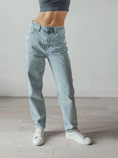 Джинсы женские LAMACCO LAM03-ALK-01L голубые XXL