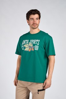 Футболка мужская Anta 852428135 Vintage sports зеленая 3XL