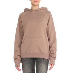 Худи женское Maison David MLW01-11 коричневое 2XS