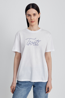 Футболка женская Finn Flare FSE110104-2P белая S