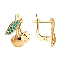 Серьги из серебра Golden Eagle 93020149, фианит