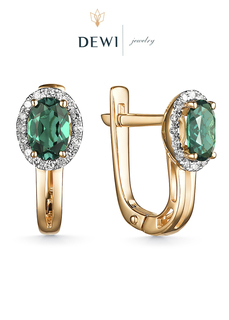 Серьги из золота Dewi 212020025, бриллиант