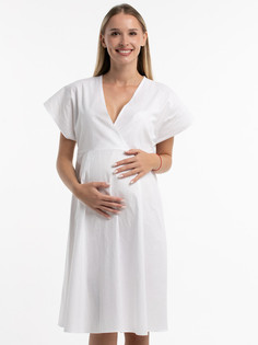 Ночная сорочка для беременных женская ModaRu М-78Н белая 48 RU
