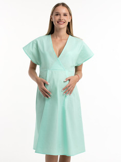 Ночная сорочка для беременных женская ModaRu М-78Н зеленая 54 RU