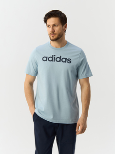 Футболка Adidas для мужчин, IS1382, размер L, серо-чёрная-AEWP