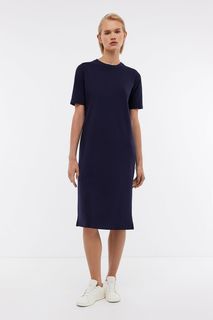 Платье женское Baon B4524203 голубое 2XL