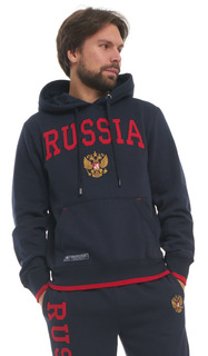 Худи мужское Atributika&Club Россия 155370 синее L