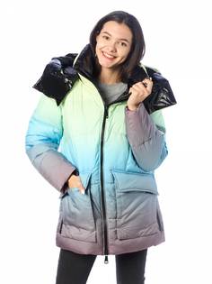 Куртка женская EVACANA 4056 голубая 44 RU