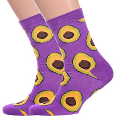 Комплект носков унисекс Hobby Line 2-нус80153 фиолетовых one size 2 пары