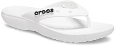 Вьетнамки унисекс Crocs Classic Flip белые M11 US
