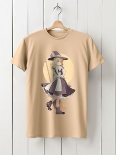 Футболка унисекс HYPNOTICA Игра Touhou - 884 бежевая L