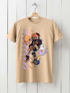 Футболка унисекс HYPNOTICA Аниме Pokemon - 1140 бежевая M