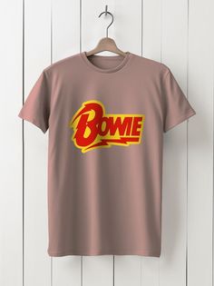 Футболка унисекс HYPNOTICA Музыка David Bowie - 253 розовая 2XL