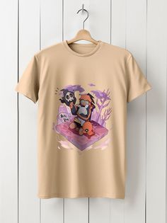 Футболка унисекс HYPNOTICA Аниме Pokemon - 1141 бежевая 2XL