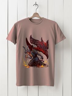 Футболка унисекс HYPNOTICA Игры Darksiders 3 - 200 розовая 3XL