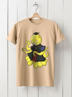 Футболка унисекс HYPNOTICA Аниме Класс убийц - 1131 бежевая 2XL