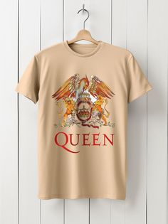 Футболка унисекс HYPNOTICA Музыка Queen - 1213 бежевая M