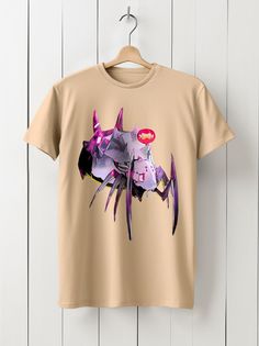 Футболка унисекс HYPNOTICA Аниме Да, я паук, и что - 1081 бежевая 2XL