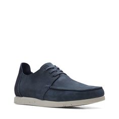 Полуботинки мужские Clarks 26165230 синие 45 EU