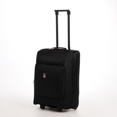 Чемодан унисекс Фабрика КАРТЕКС 3736336 черный, 53x30x33 см