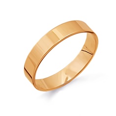 Кольцо обручальное из красного золота р. 19,5 585Gold 601006387