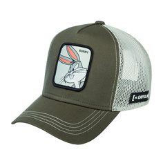 Бейсболка унисекс CAPSLAB CL/LOO/1/BUN2 Looney Tunes Bugs Bunny оливковая, one size Capslab®