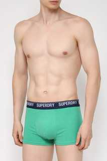 Комплект трусов мужских Superdry M3110346A зеленых 2XL